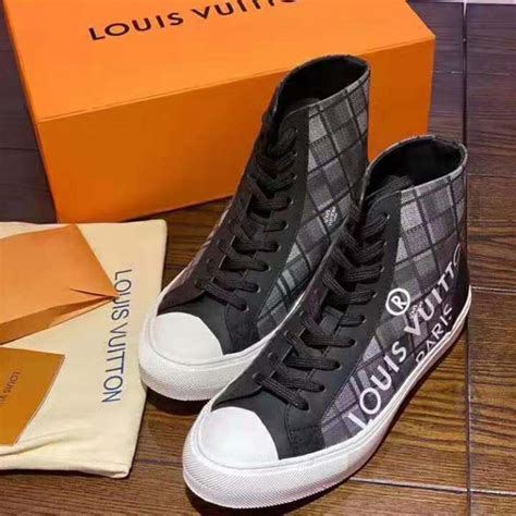 louis vuitton tattoo sneaker boot|black louis boots for women.